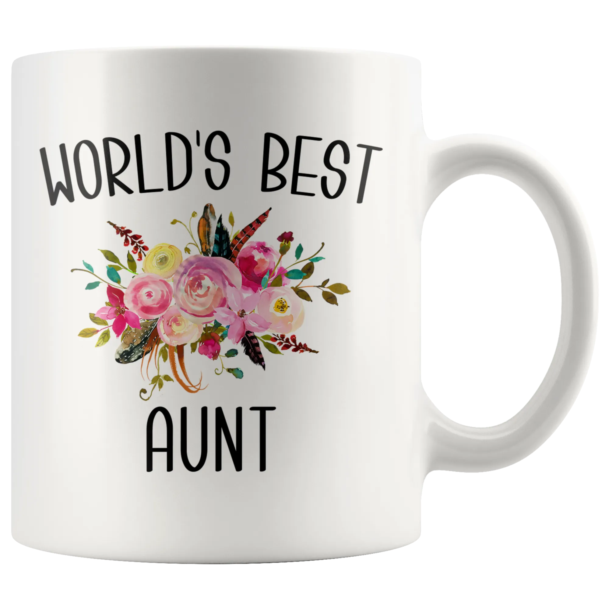 Best Aunt Ever Mug for World's Best Mug Aunt Gift from Niece Coffee Cup New Aunt Gift