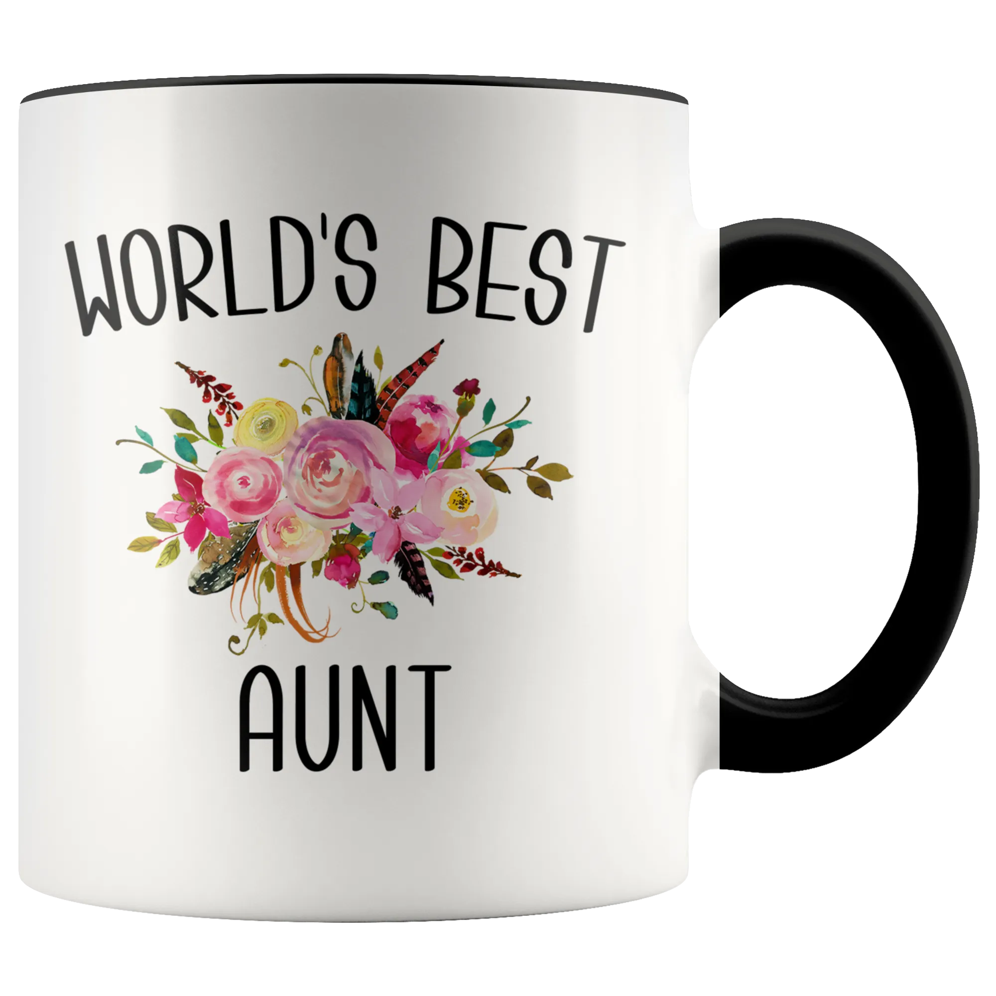 Best Aunt Ever Mug for World's Best Mug Aunt Gift from Niece Coffee Cup New Aunt Gift