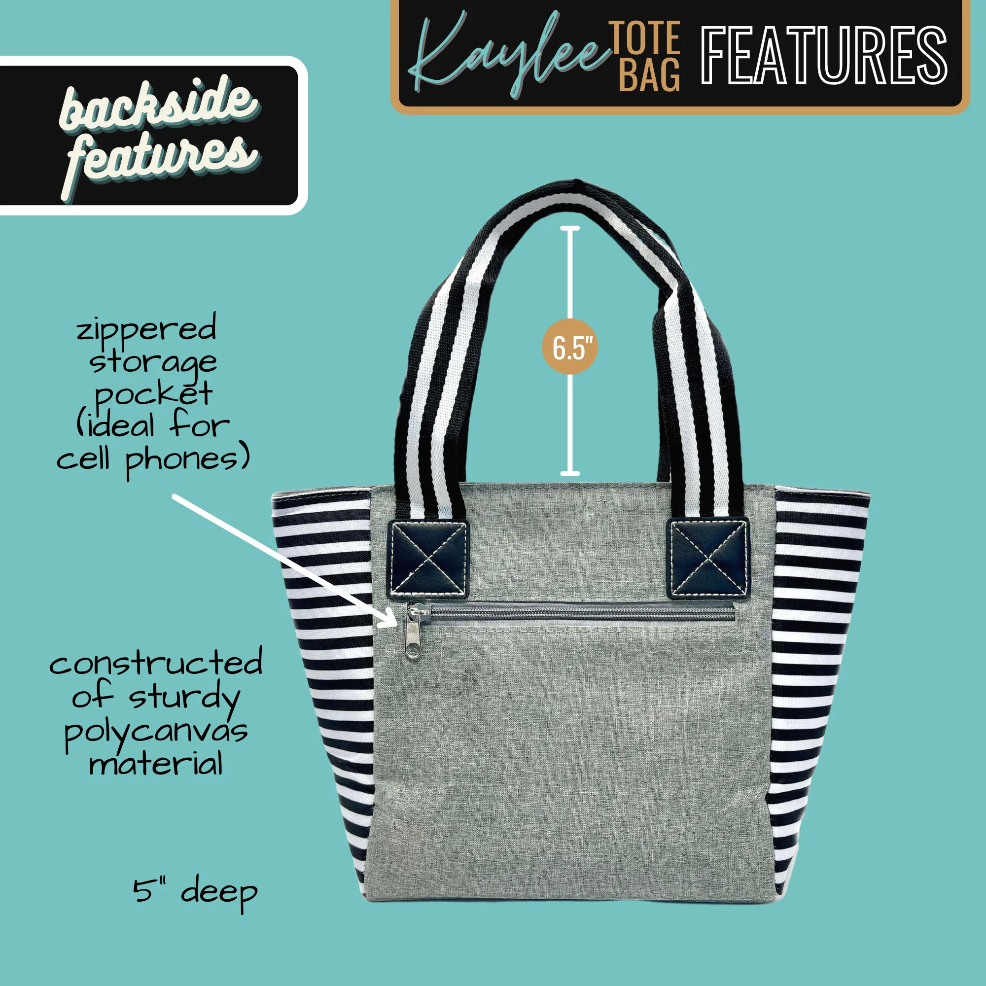 Best Teacher Kaylee Gray Tote Bag for Teachers