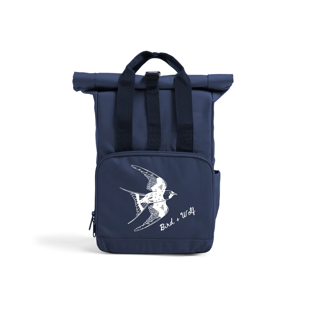 Bird Mini Recycled Roll Top Rucksack