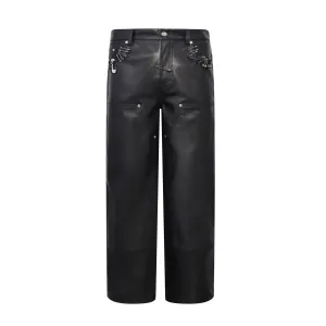 Birth Of Royal Child Prime Hide Pinned Leather Work Pants