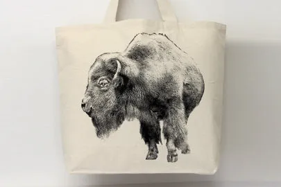 Bison Tote Bag Large