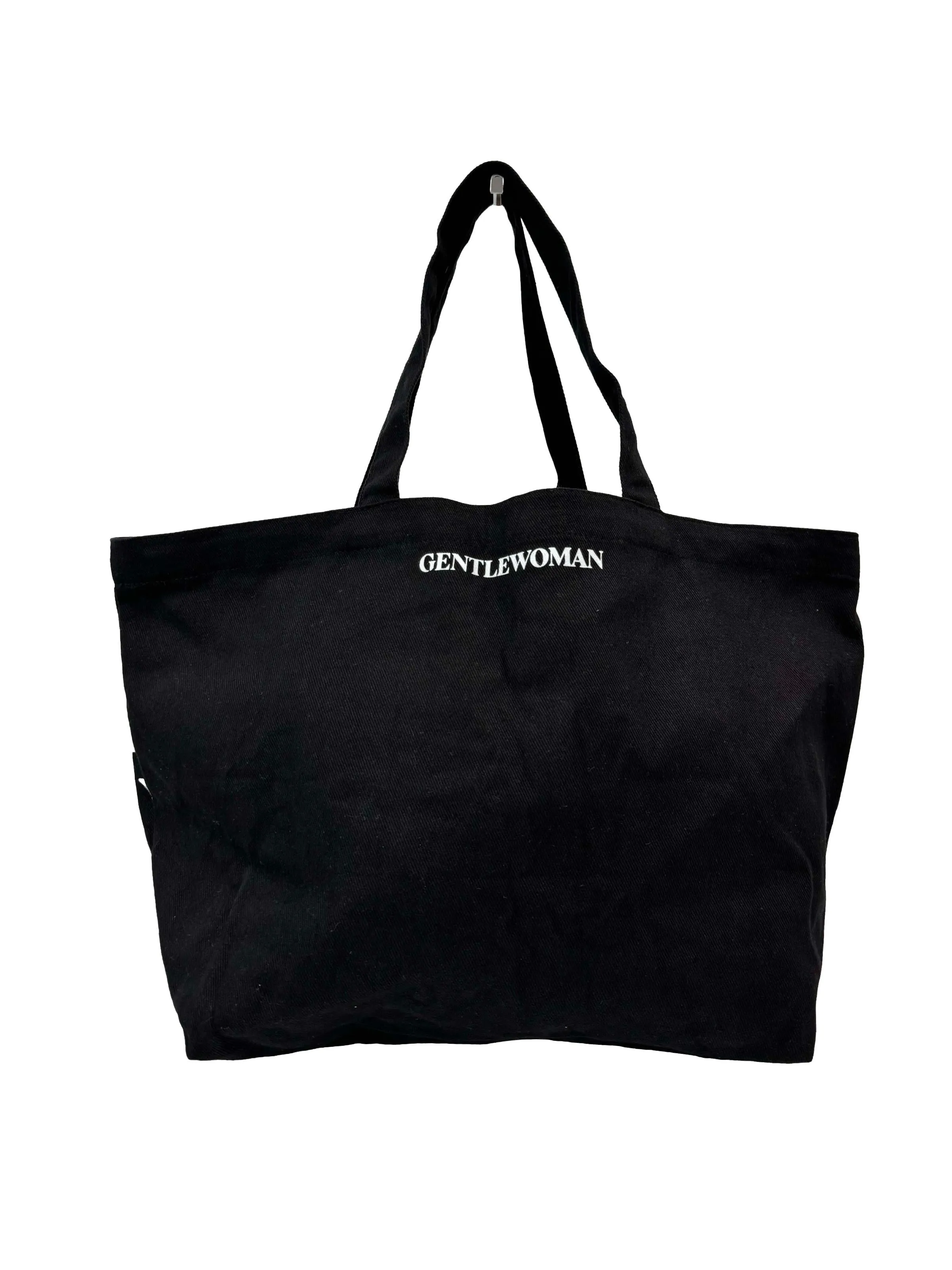 Black Canvas Tote Bag
