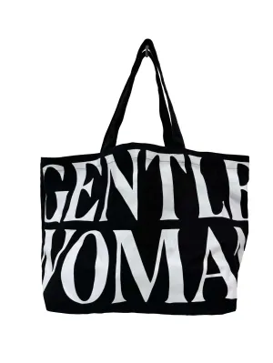 Black Canvas Tote Bag