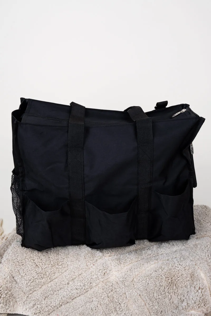 Black Large Get It Together Organizer Tote