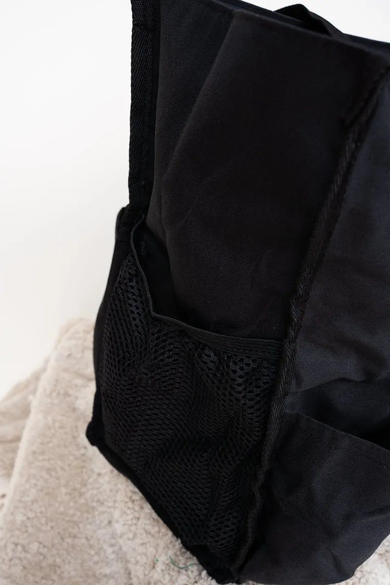Black Large Get It Together Organizer Tote