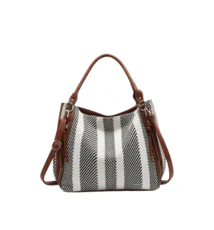 Black   White Tote
