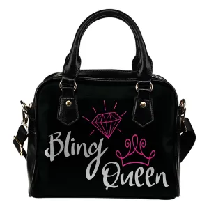 Bling Queen Handbag Purse Pink or Teal Bling Bag