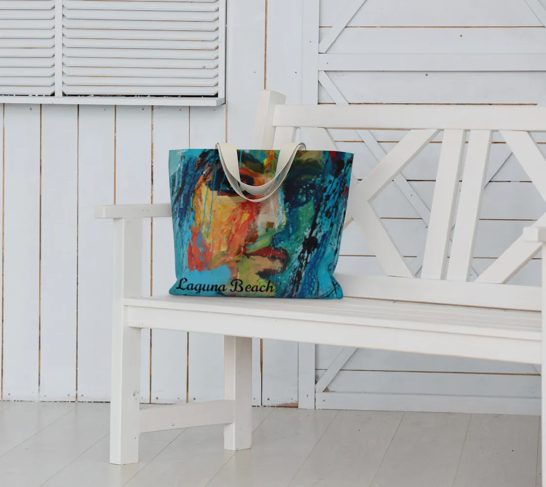 BLUE BIG TOTE
