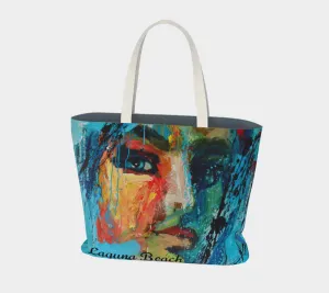 BLUE BIG TOTE