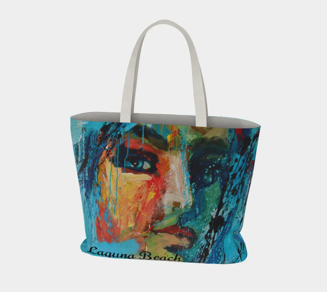 BLUE BIG TOTE