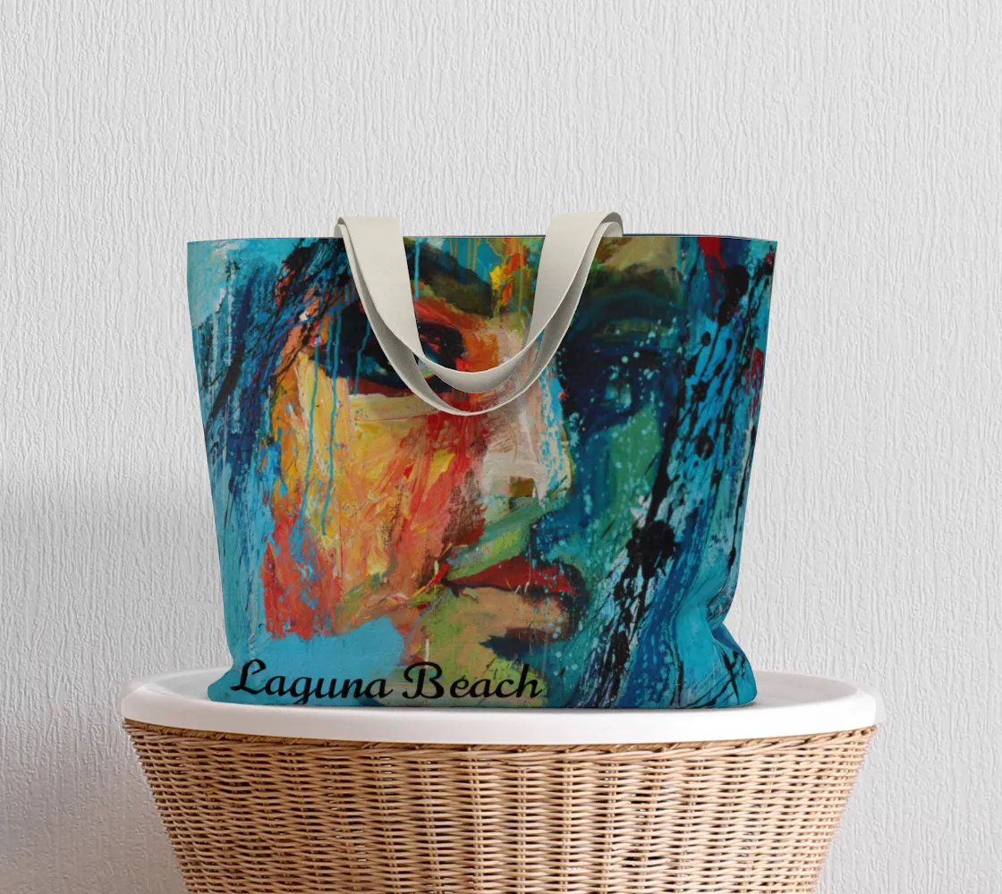 BLUE BIG TOTE