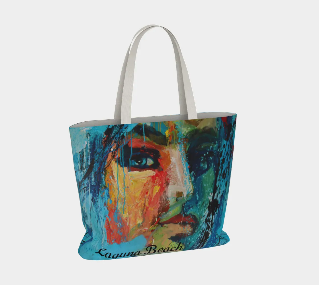 BLUE BIG TOTE