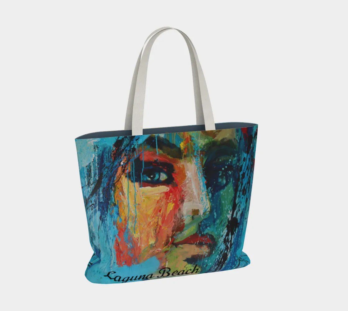BLUE BIG TOTE
