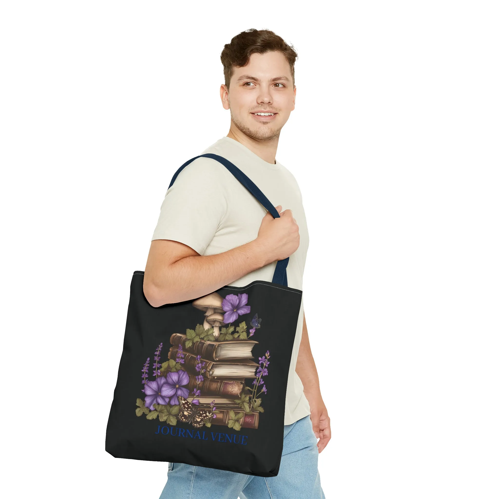 Bookworm Shopping Tote Bag