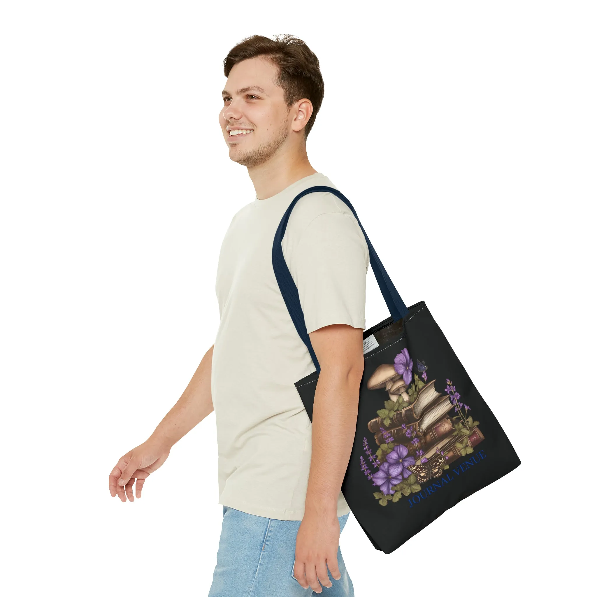 Bookworm Shopping Tote Bag