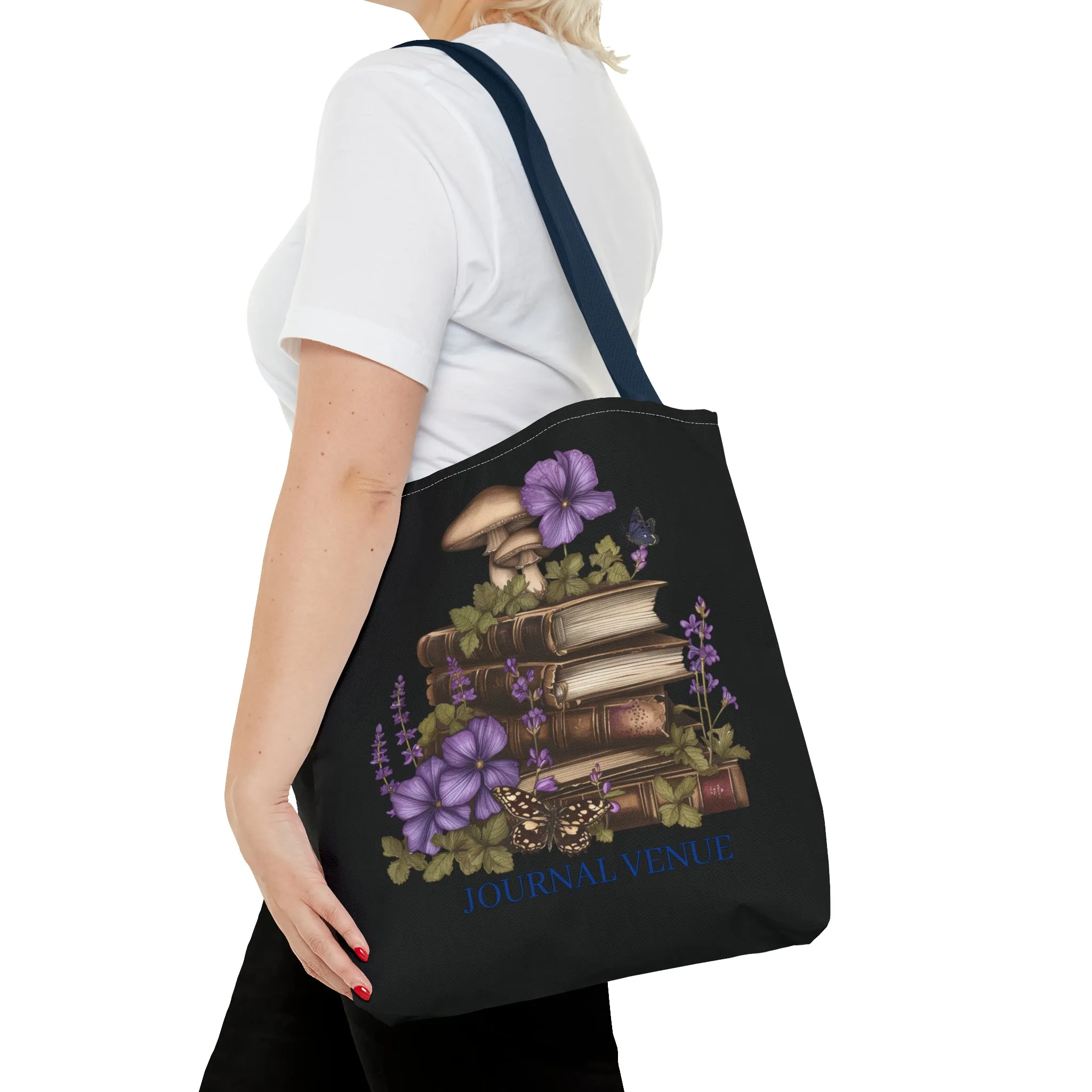 Bookworm Shopping Tote Bag