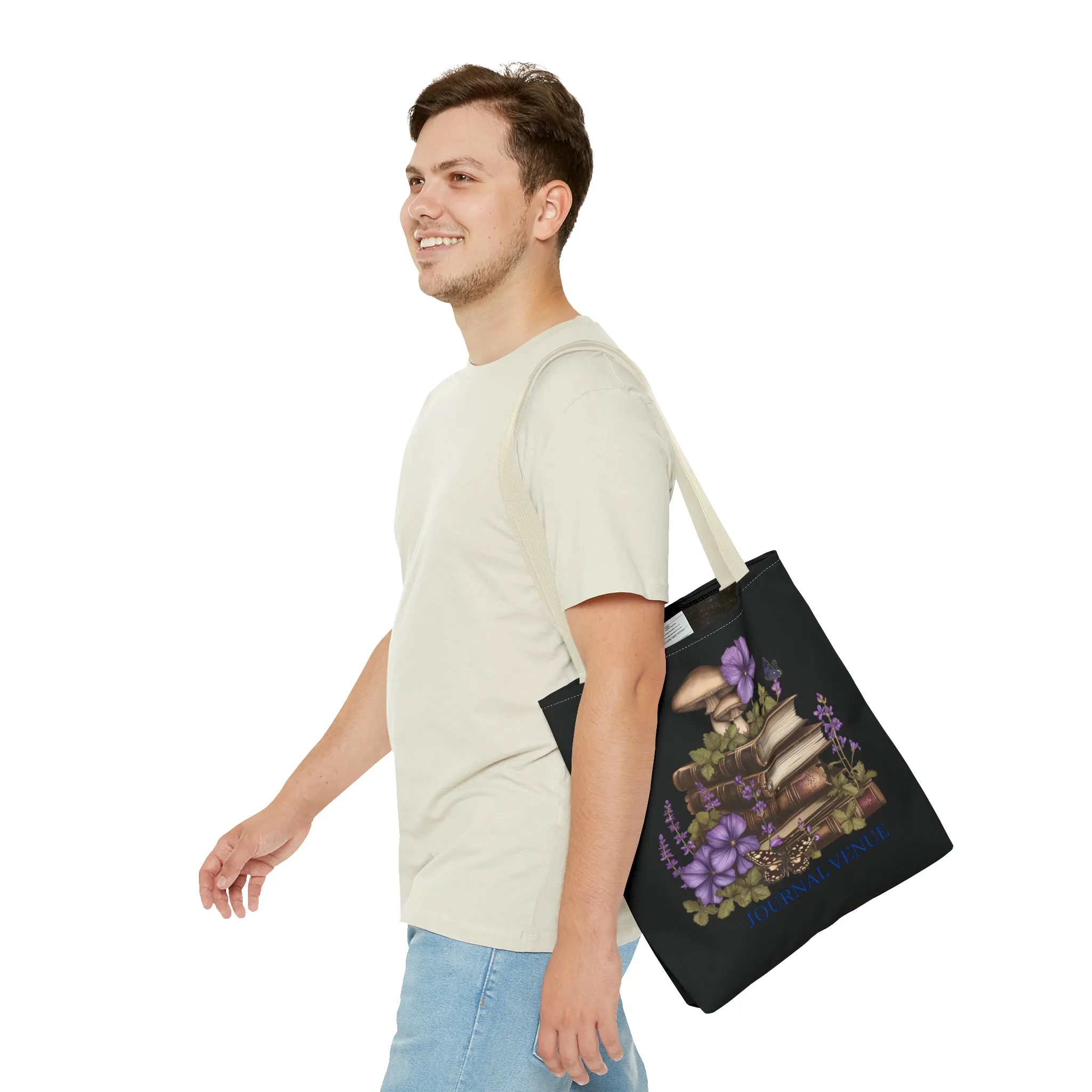 Bookworm Shopping Tote Bag