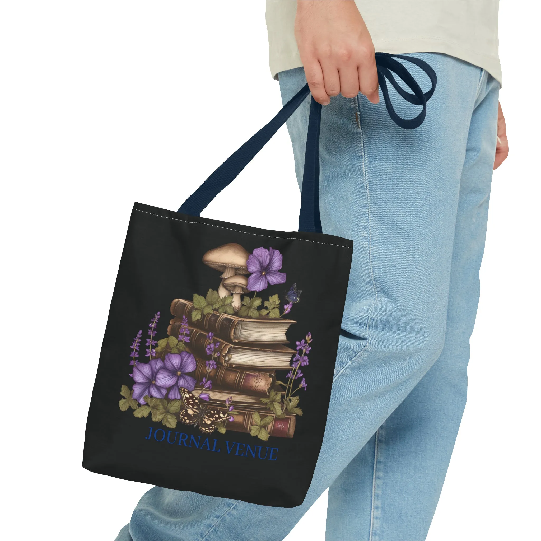 Bookworm Shopping Tote Bag