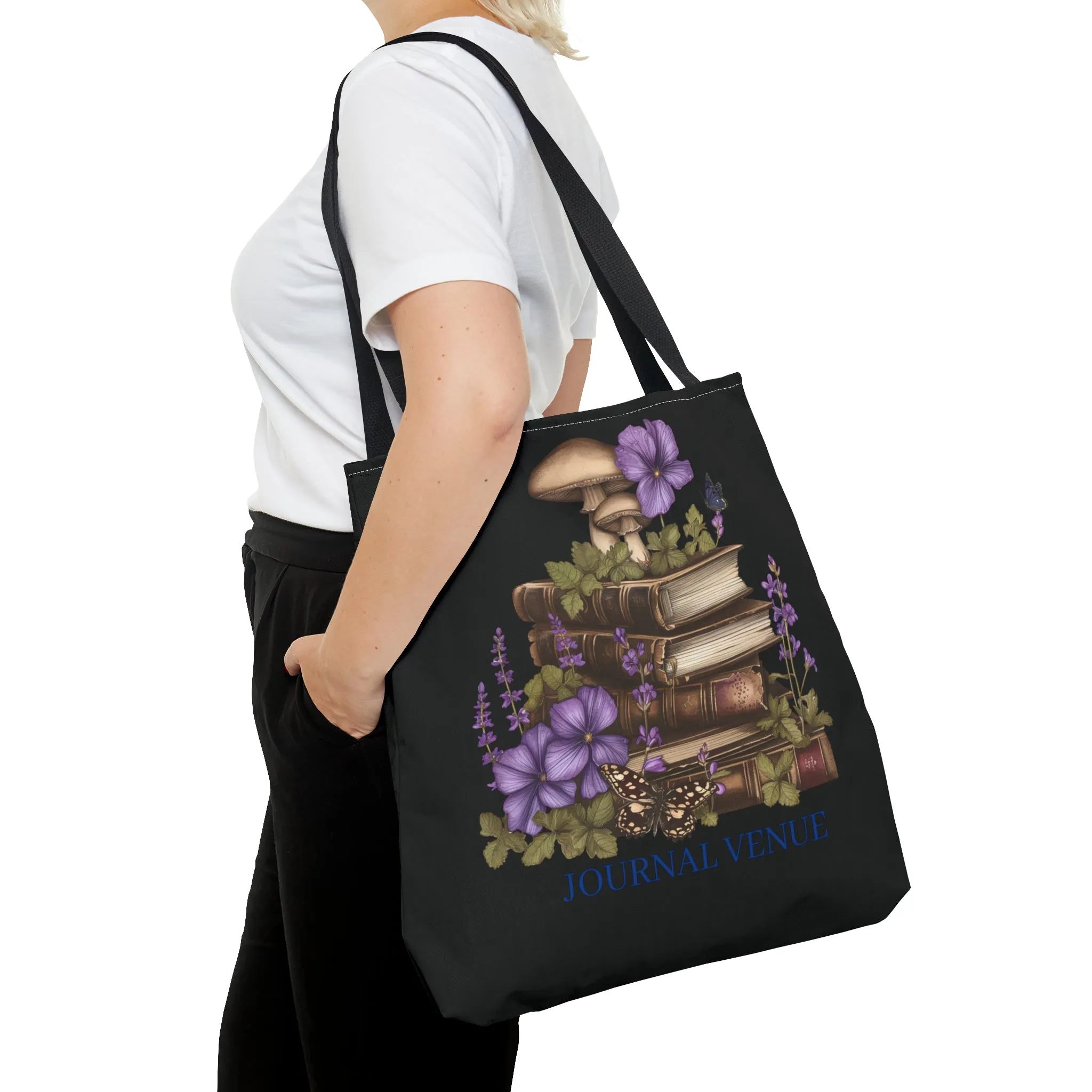 Bookworm Shopping Tote Bag