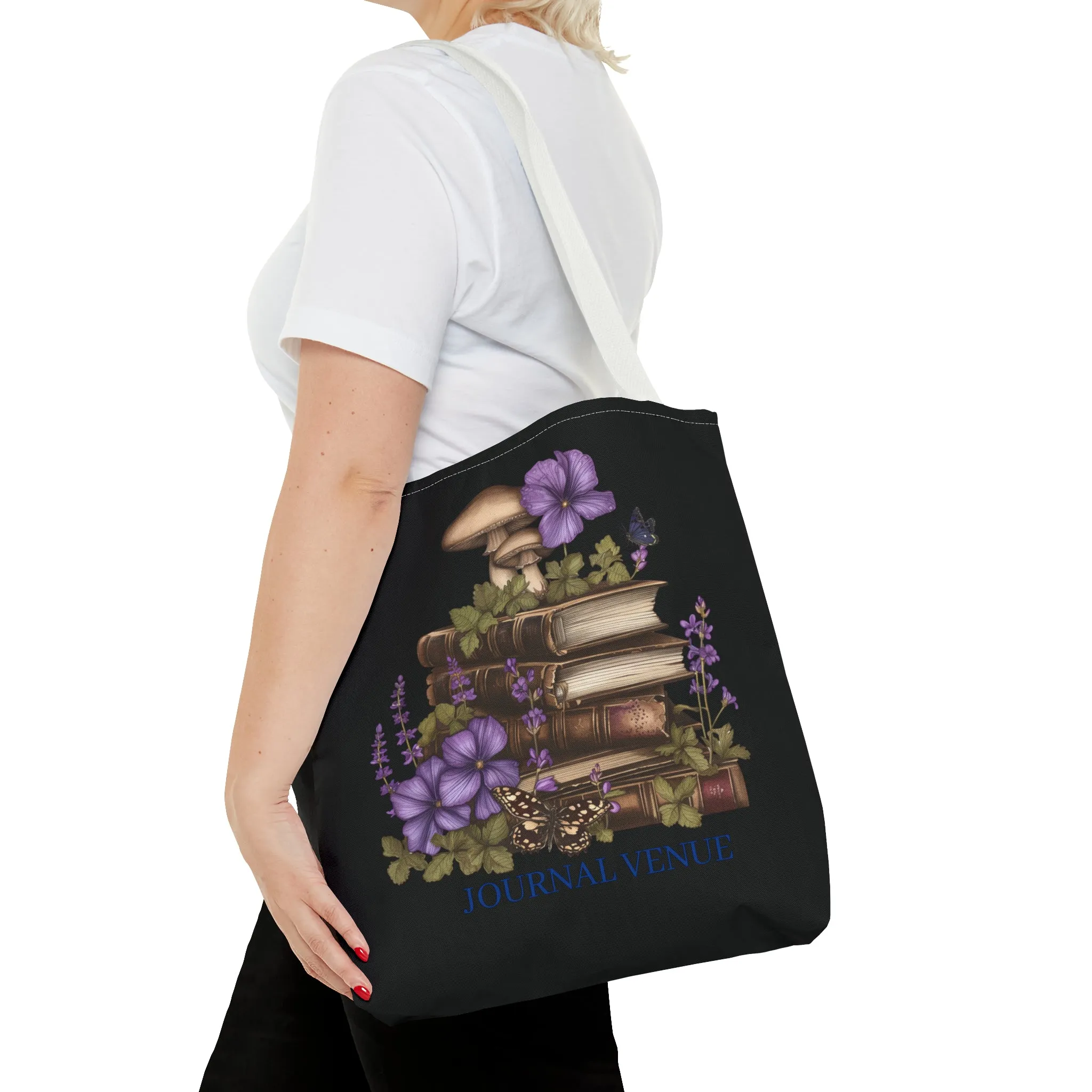 Bookworm Shopping Tote Bag