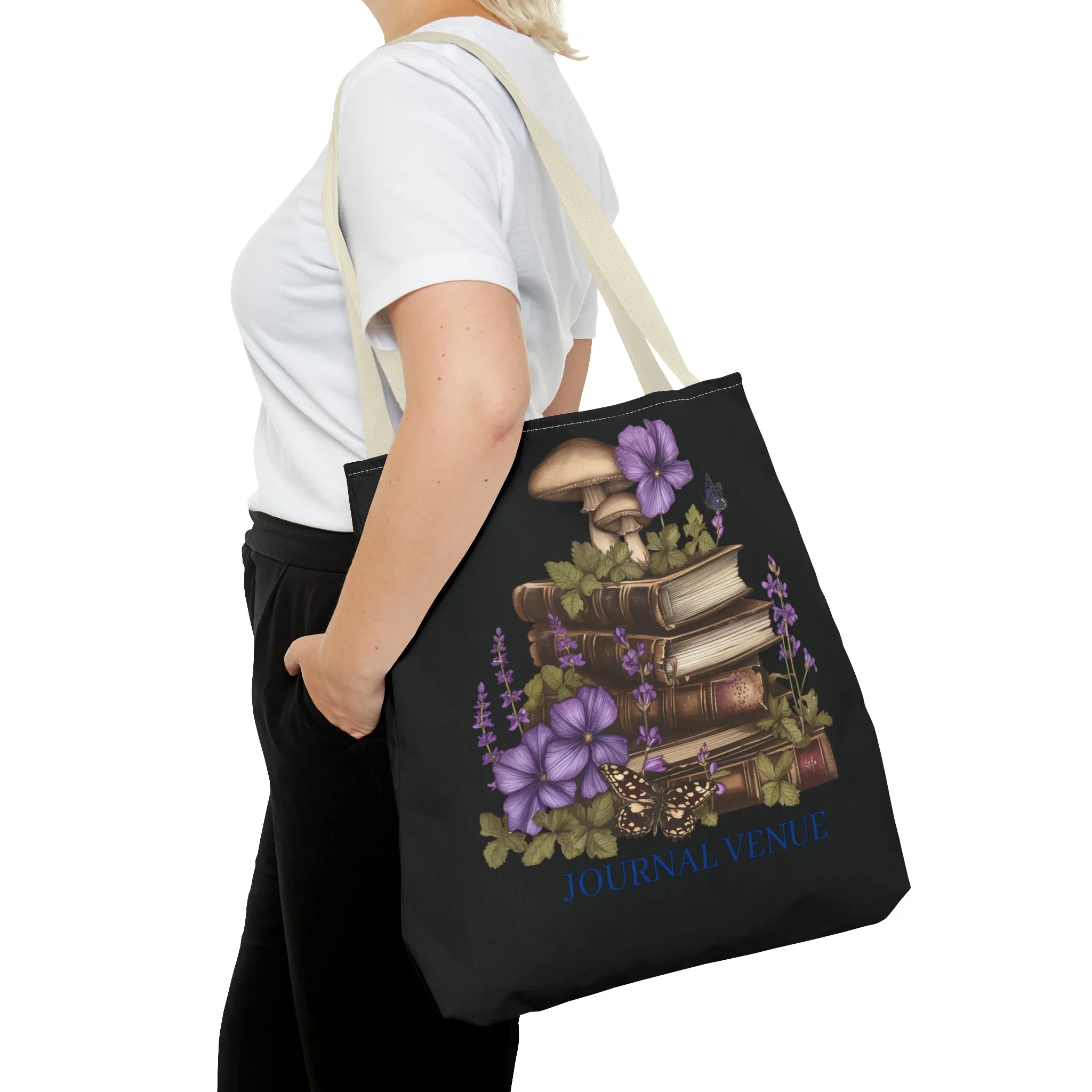 Bookworm Shopping Tote Bag