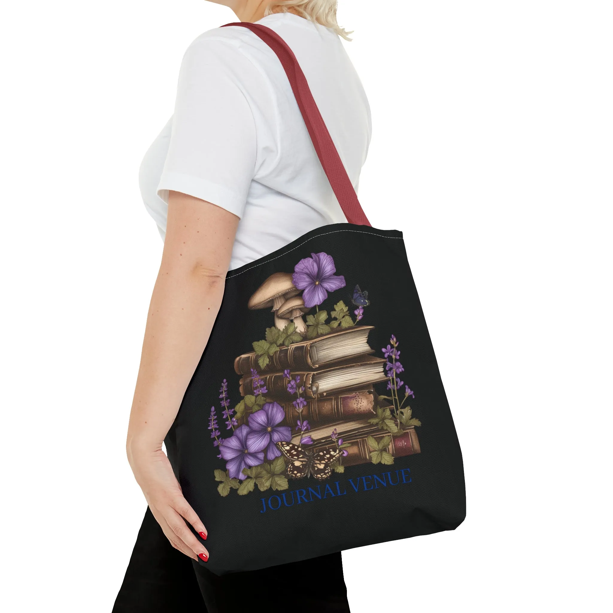 Bookworm Shopping Tote Bag