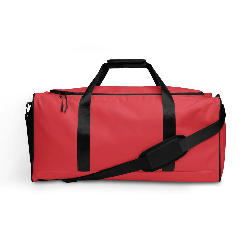 Brave Red - Sustainably Made Duffle Bag