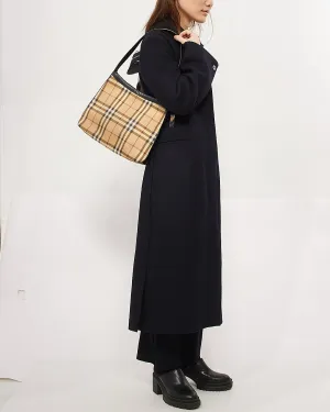 Burberry Beige Nova Check Canvas Shoulder Bag