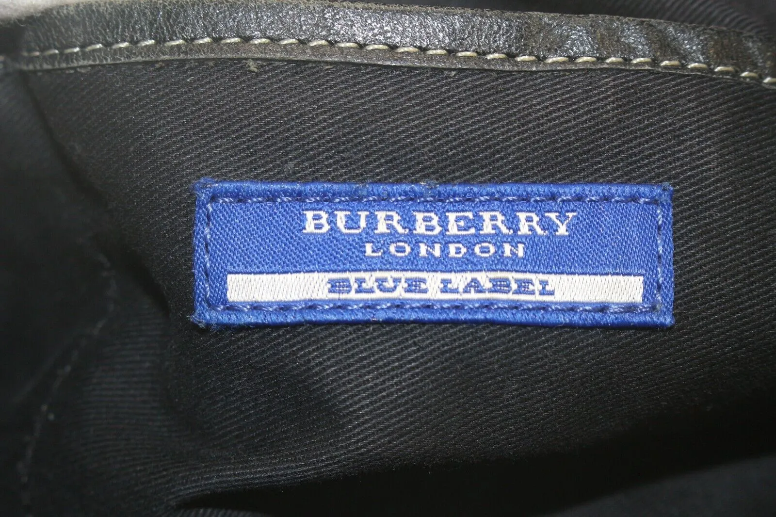 Burberry Charcoal Denim Canvas Tote 1BUR912K