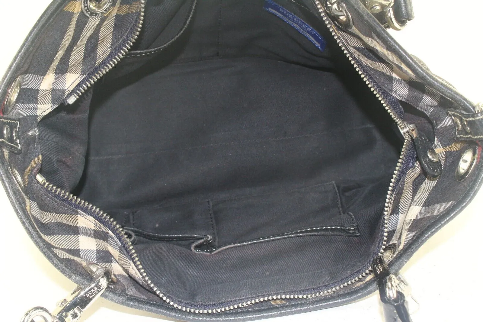 Burberry Charcoal Denim Canvas Tote 1BUR912K