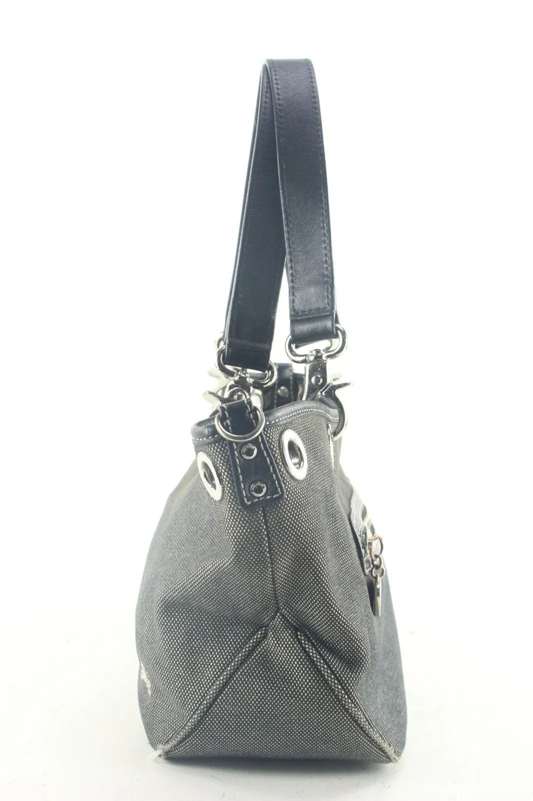 Burberry Charcoal Denim Canvas Tote 1BUR912K