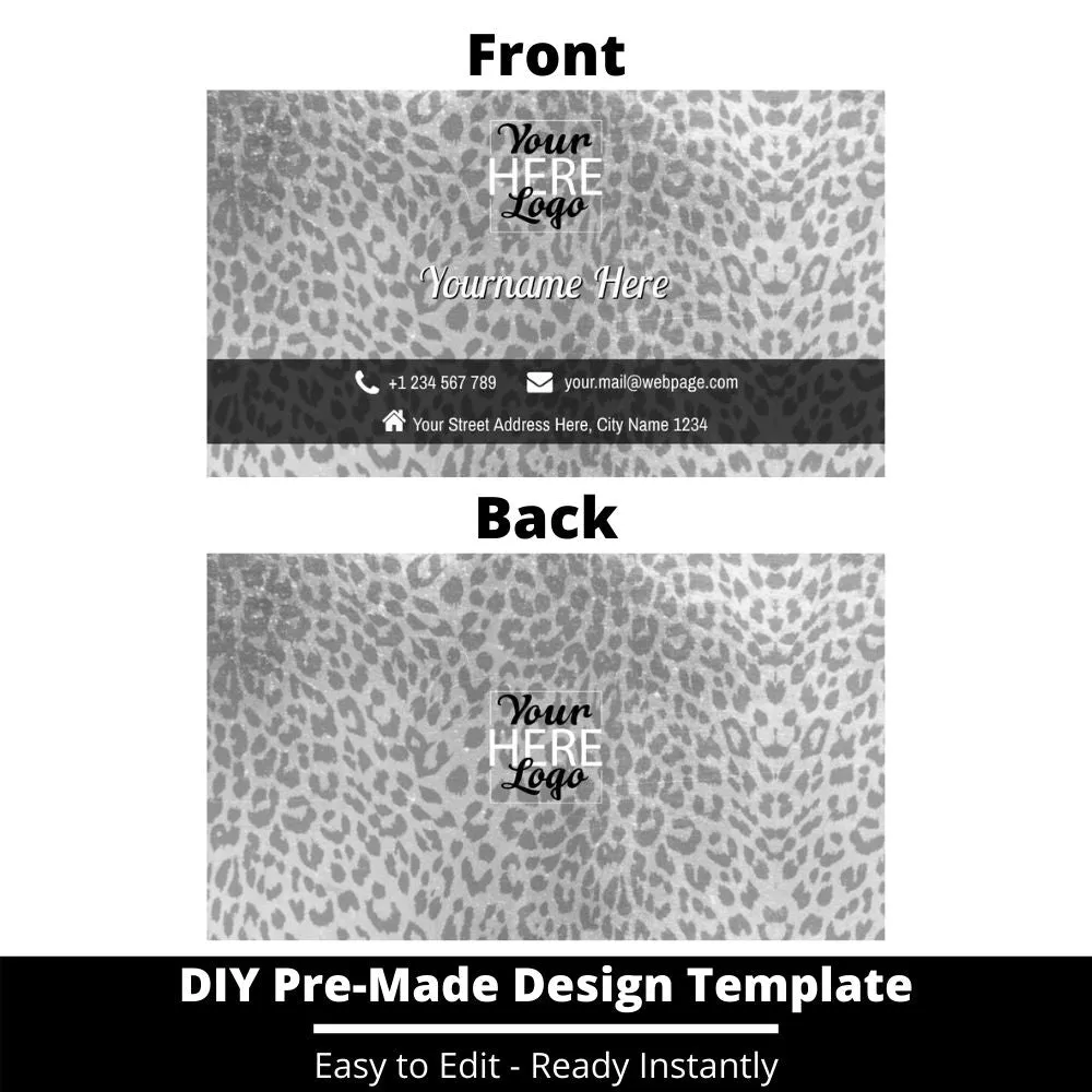 Business Card Design Template 100