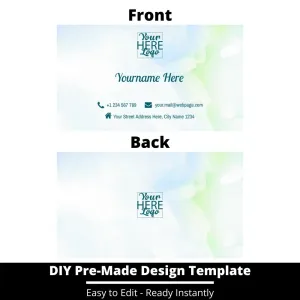 Business Card Design Template 113