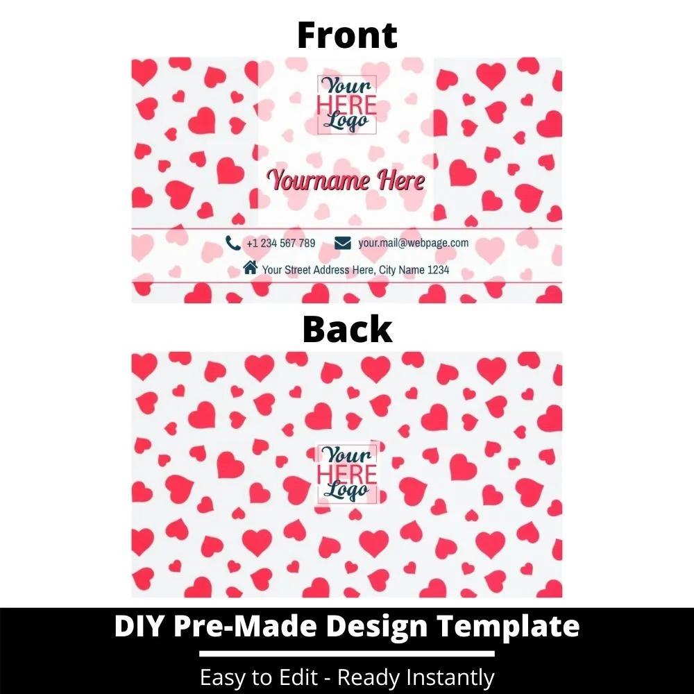 Business Card Design Template 133