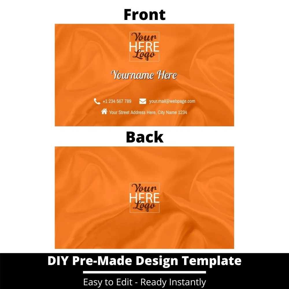 Business Card Design Template 136