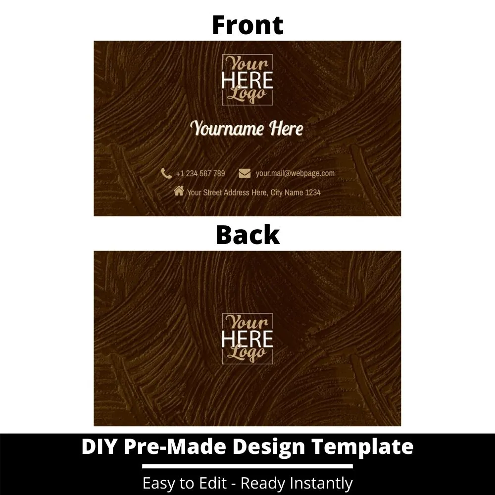Business Card Design Template 151
