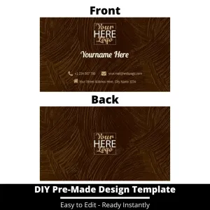 Business Card Design Template 151