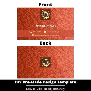Business Card Design Template 162