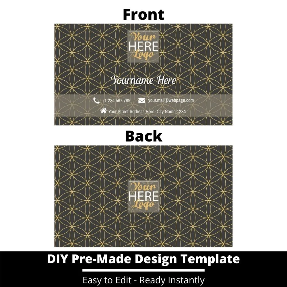Business Card Design Template 175