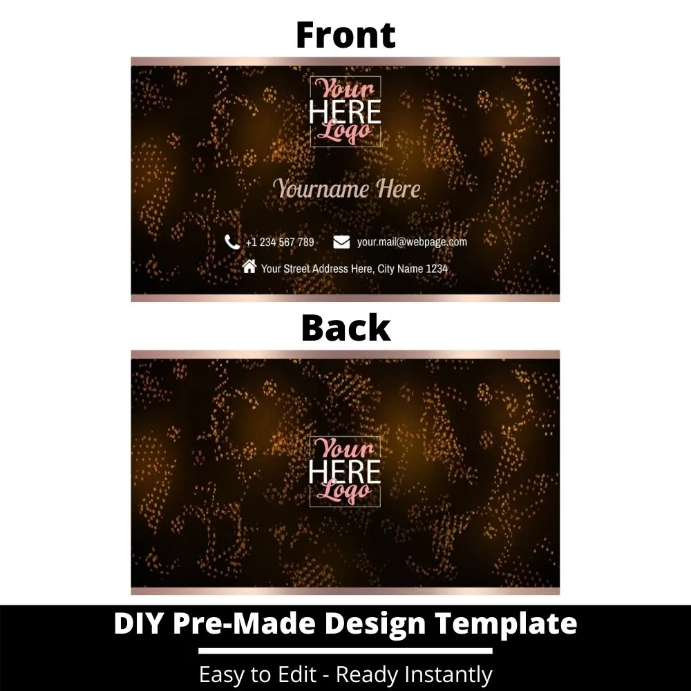 Business Card Design Template 17