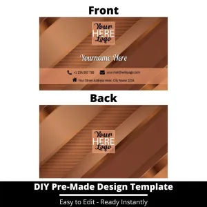Business Card Design Template 196