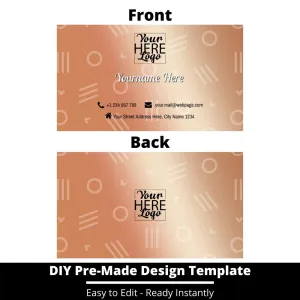 Business Card Design Template 217