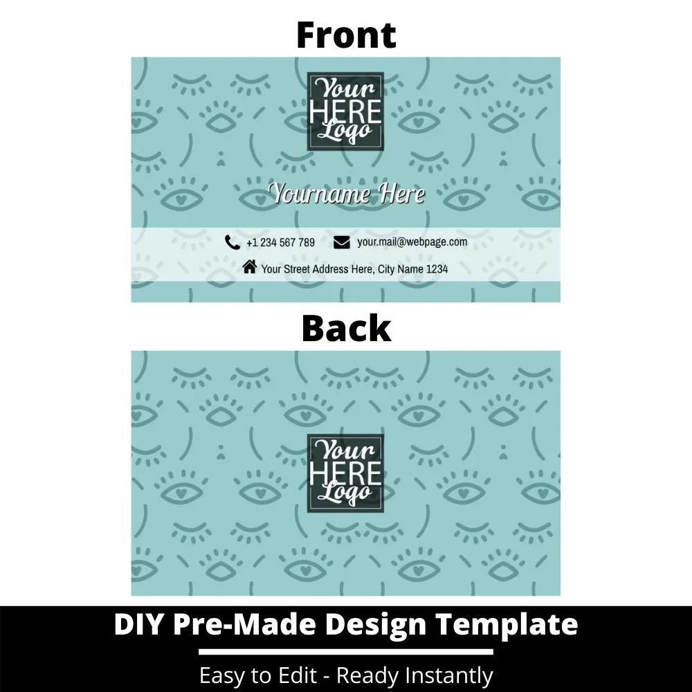 Business Card Design Template 242