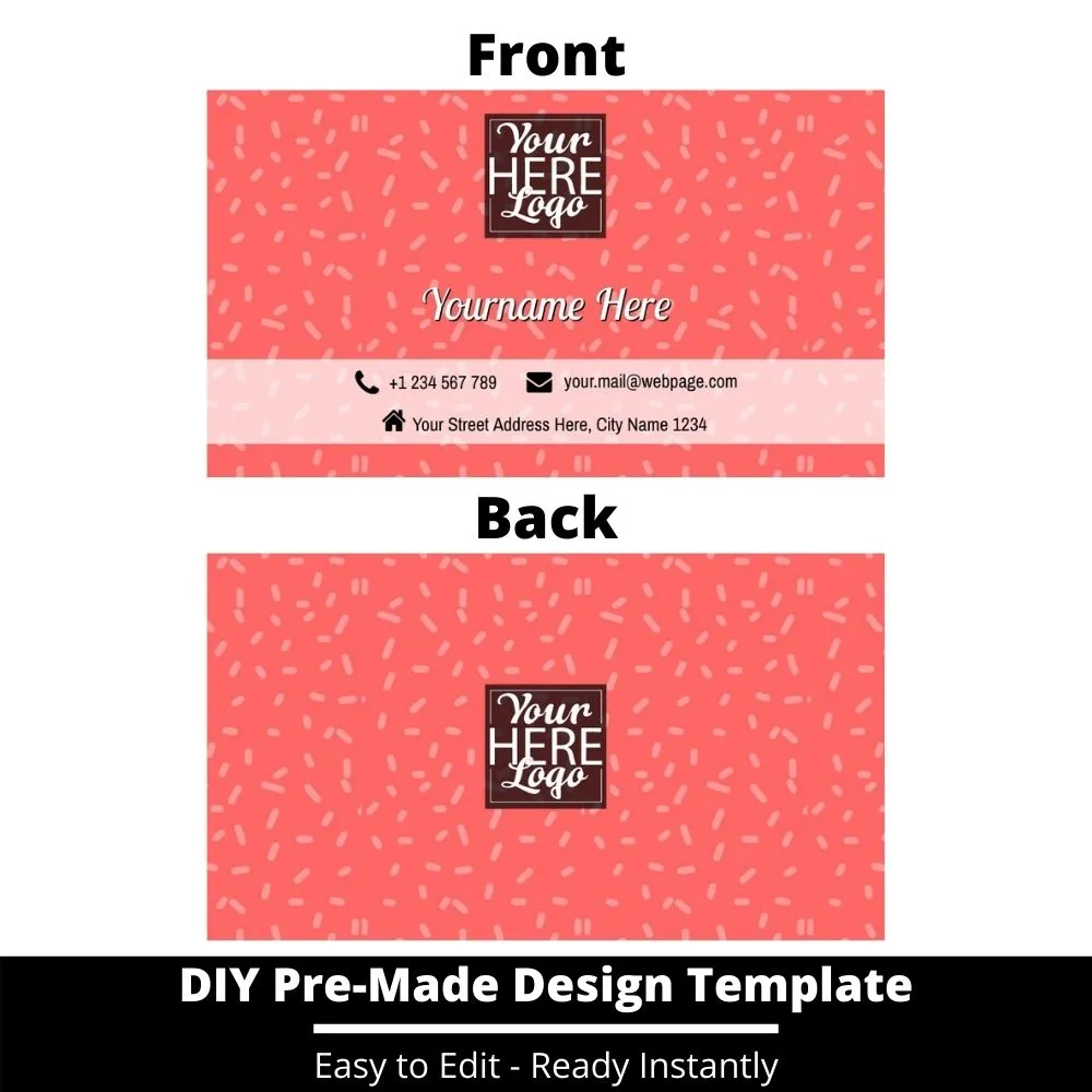 Business Card Design Template 245
