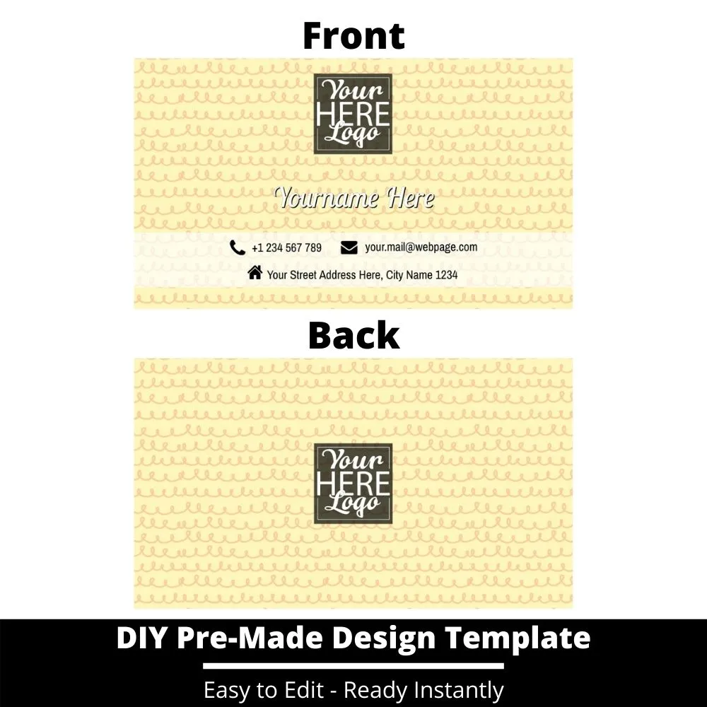 Business Card Design Template 248