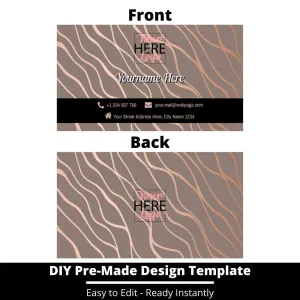 Business Card Design Template 4