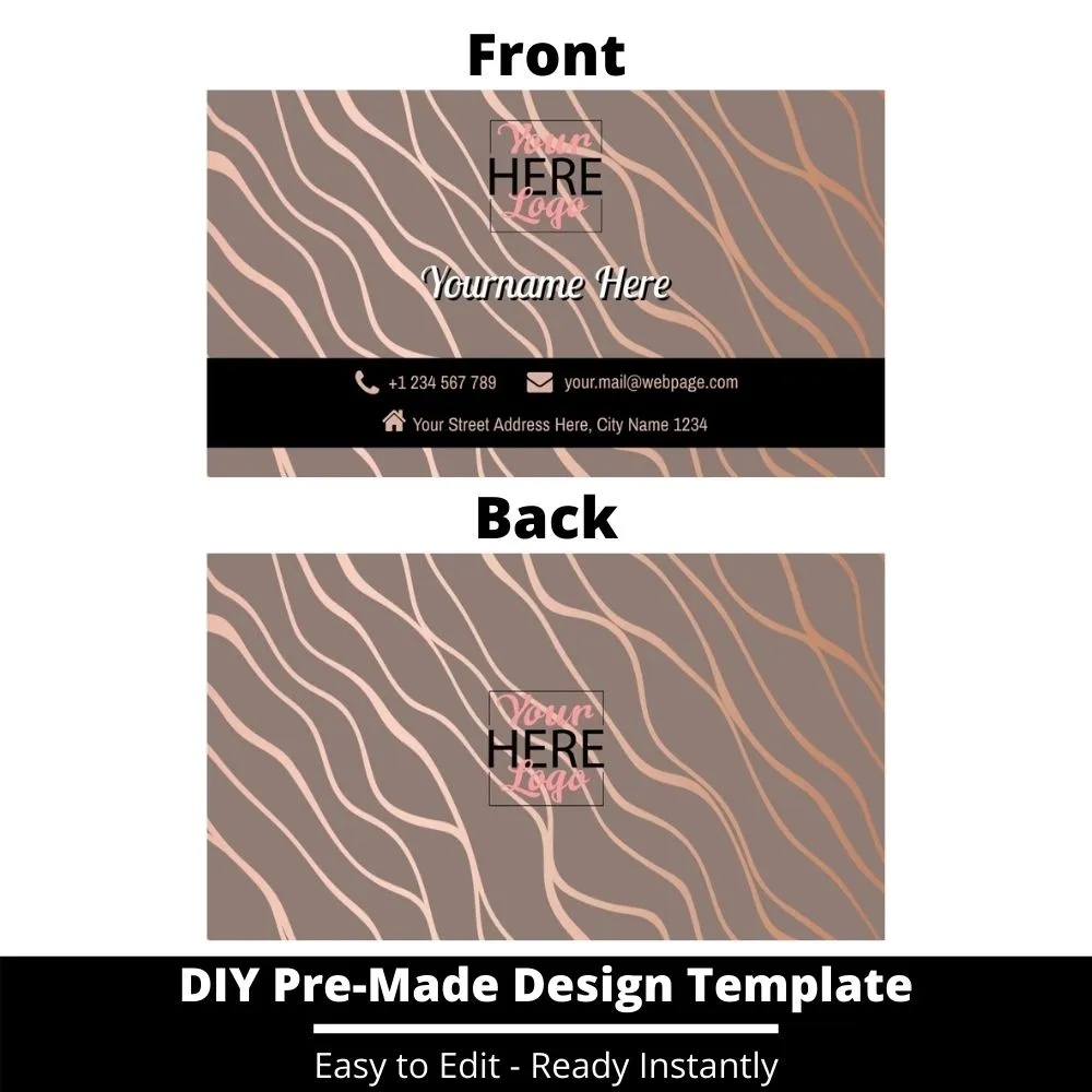 Business Card Design Template 4