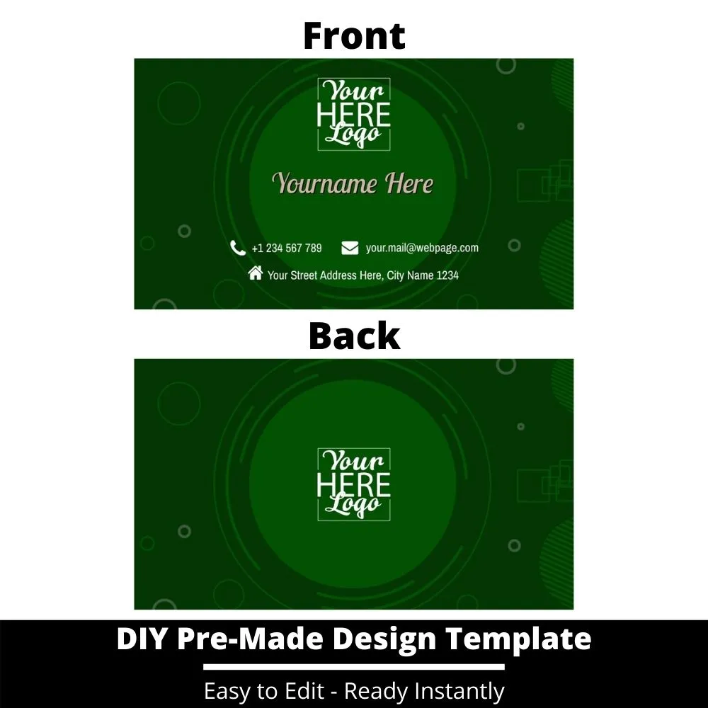 Business Card Design Template 54