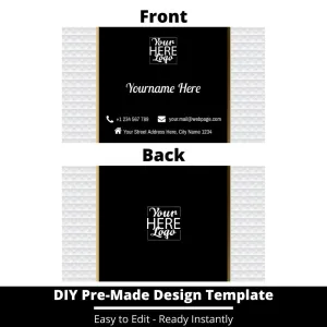Business Card Design Template 68